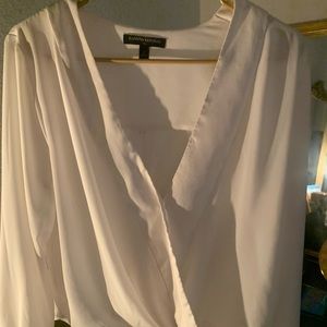 chic ivory blouse
